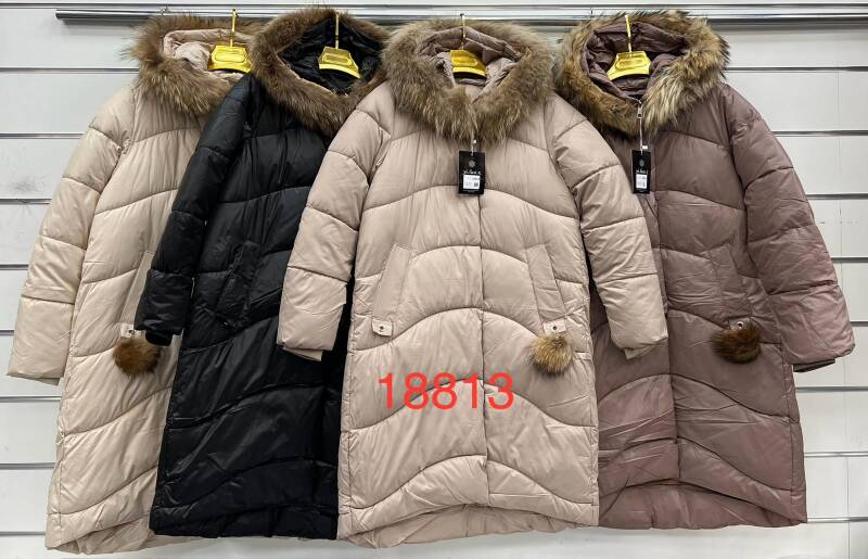 Kurtki damskie zimowe Roz M-3XL, 1 Kolor Paczka 5 szt